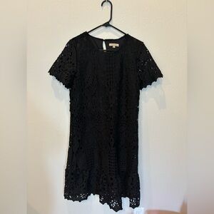 Polagram Bridget Black Lace Dress